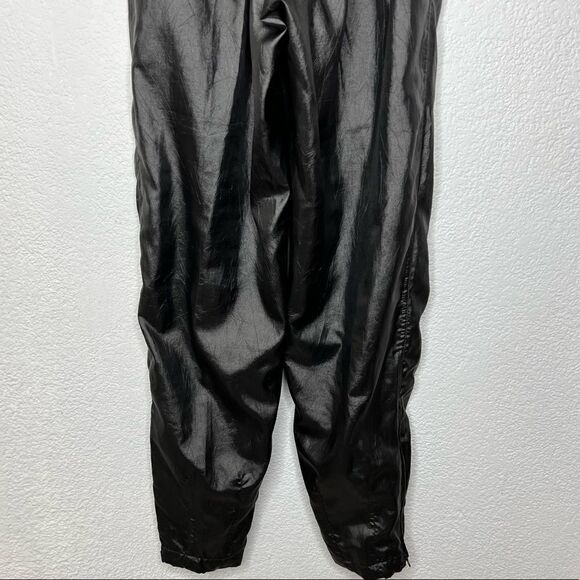 Nike Elite Pants Vtg 90s Sports Black Stretch Waist Shimmering Size Small - Picture 8 of 12